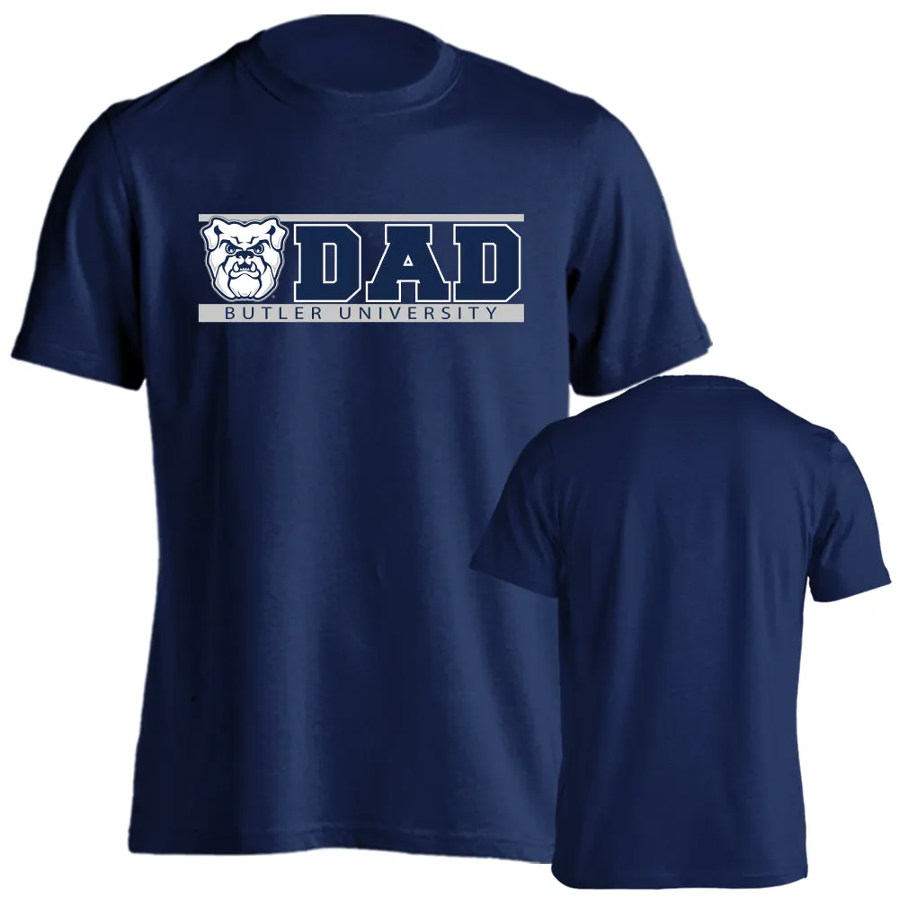 Butler Bulldogs Dad Proud Parent Short Sleeve T-shirt