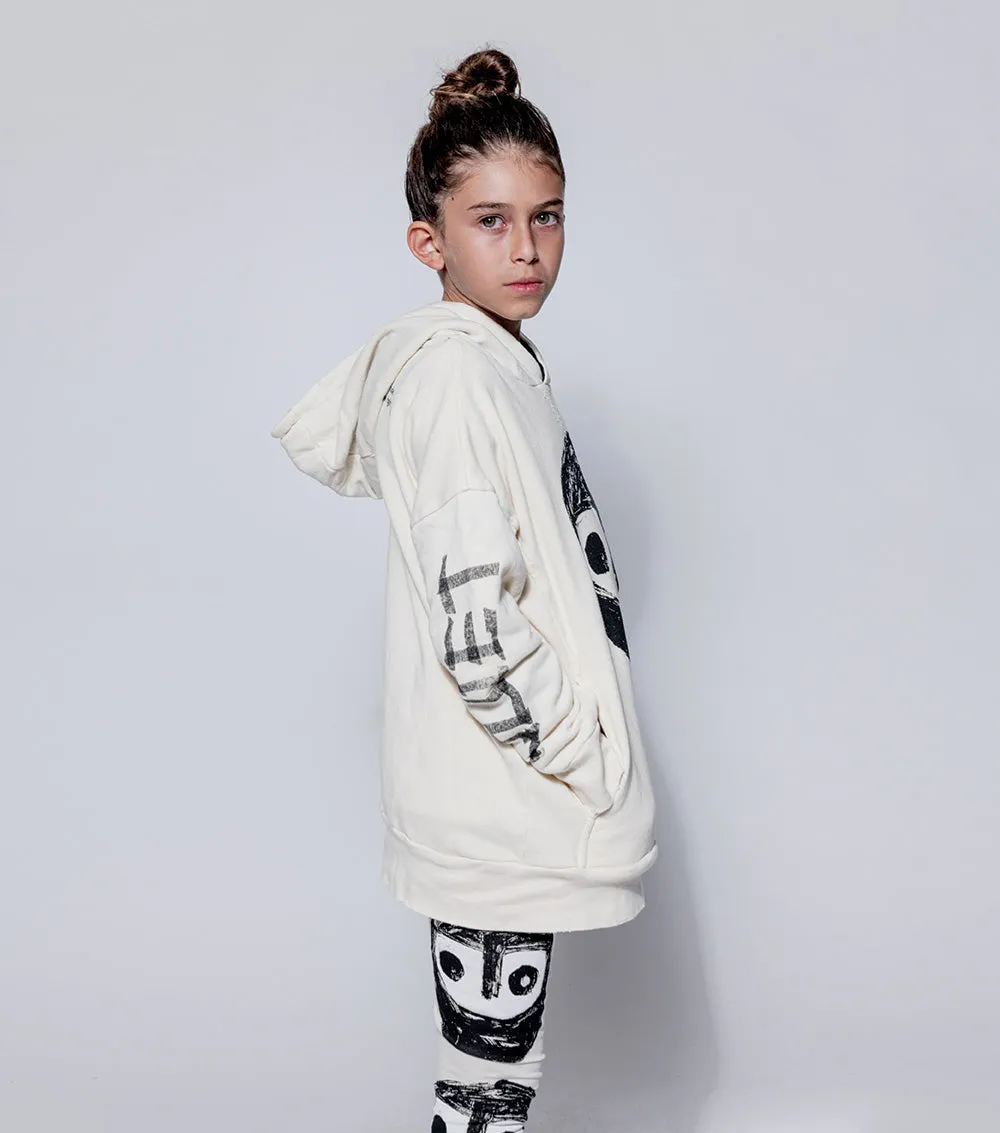 NUNUNU The Warrior Hoodie Natural