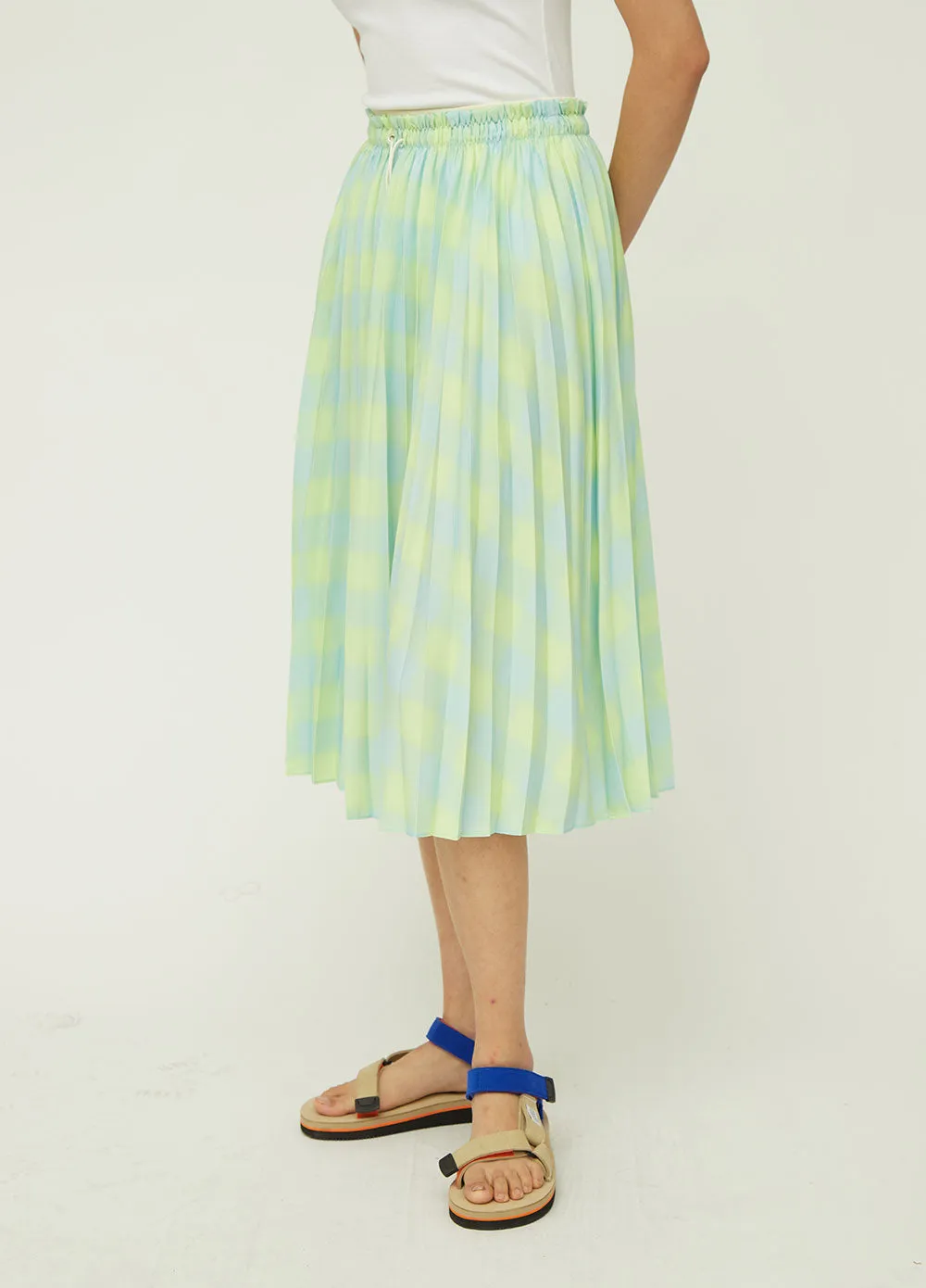 PSWL Gingham Pleated Skirt